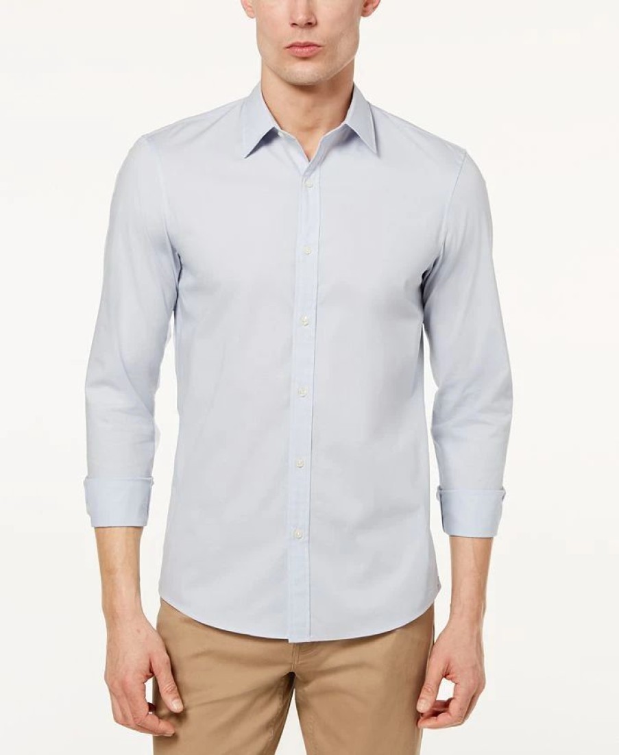 Casual Button-Down Shirts * | Michael Kors N'S Stretch Shirt