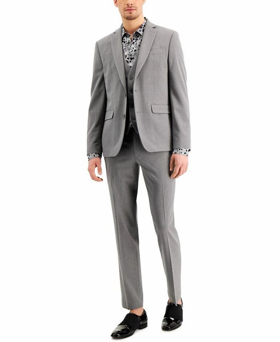 Suits & Tuxedos * | Inc International Concepts Men'S Suit Separates, Created For Macy'S Pure Grey