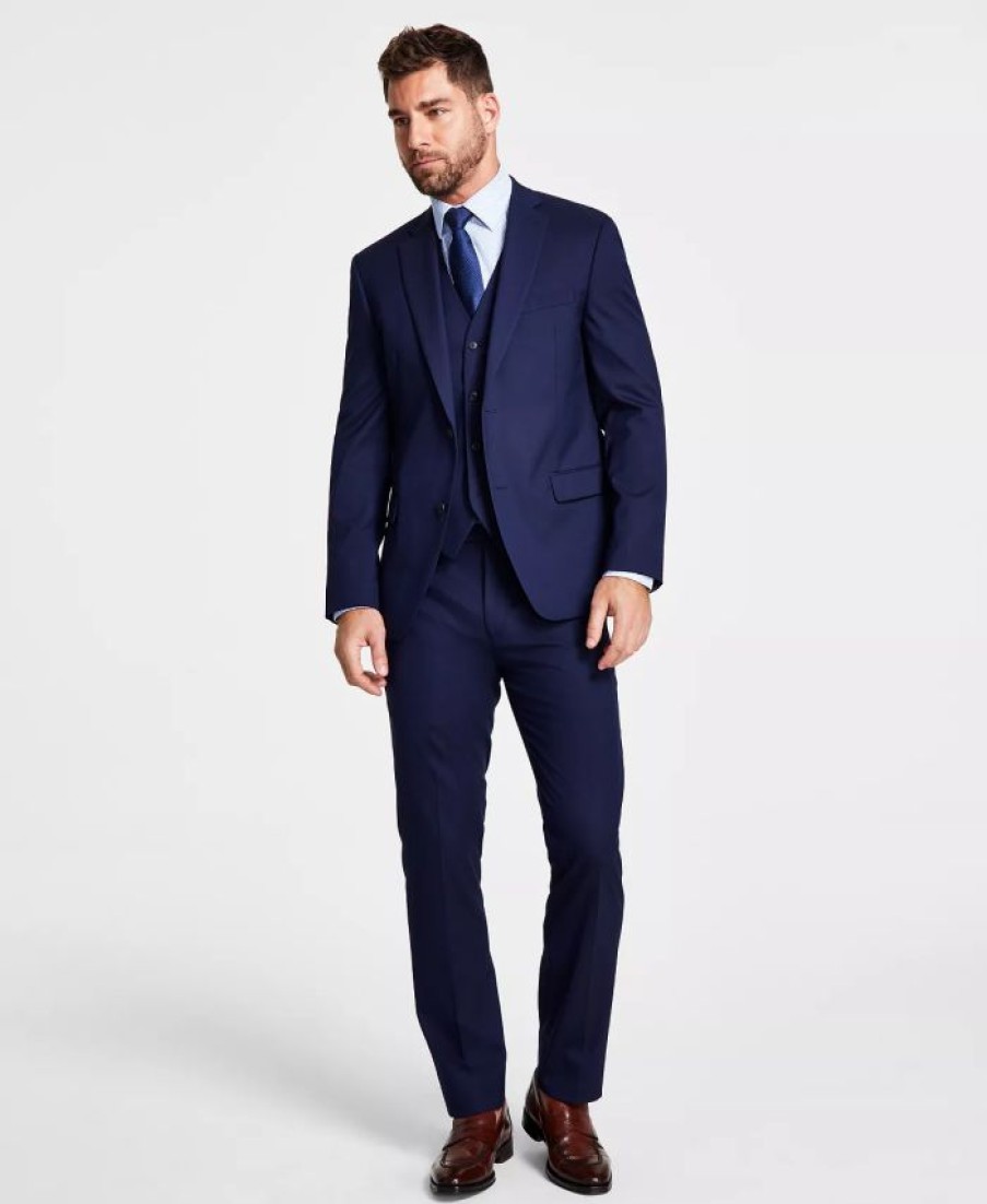 Suits & Tuxedos * | Alfani Men'S Slim-Fit Stretch Solid Suit Separates, Created For Macy'S