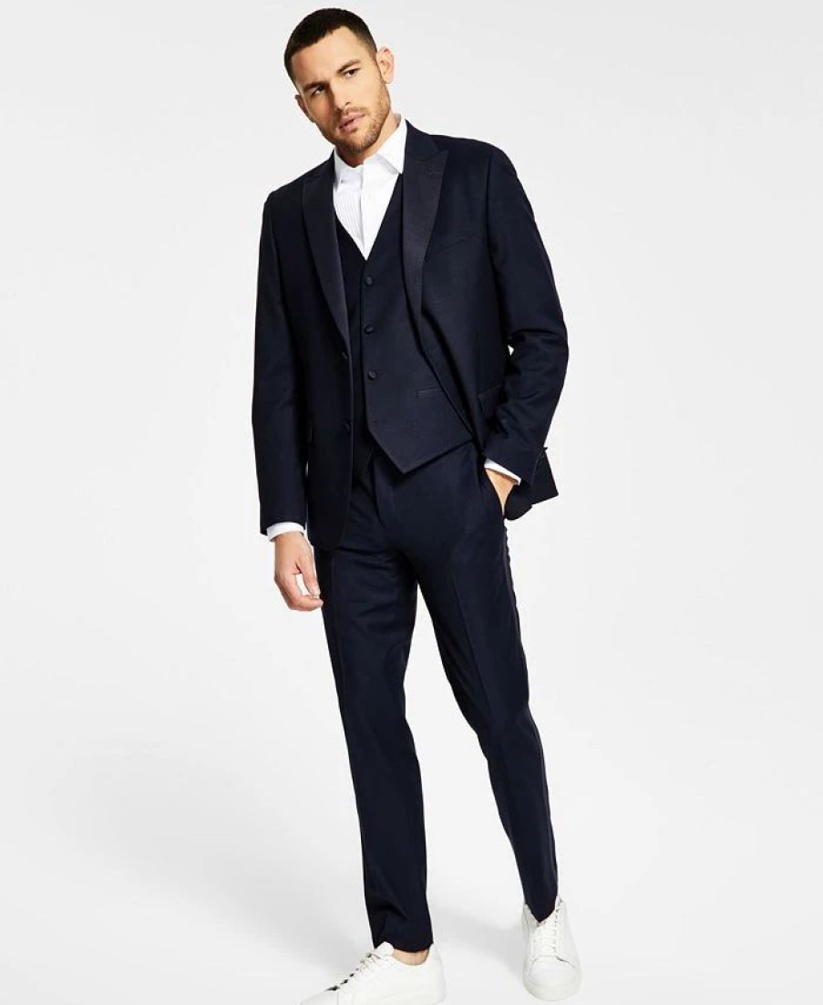 Suits & Tuxedos * | Alfani Men'S Slim-Fit Tuxedo Separates, Created For Macy'S Navy