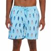 Swimwear * | Club Room Men'S Wave Catchers Swim Trunks, Created For Macy'S