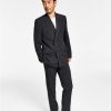 Suits & Tuxedos * | Alfani Men'S Slim-Fit Double-Breasted Suit Separates, Created For Macy'S Pinstripe