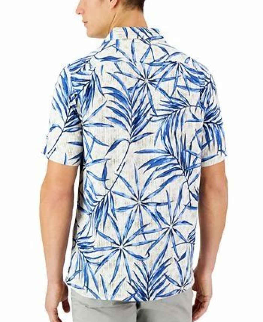 Casual Button-Down Shirts * | Club Room Men'S David Tropical Silk Shirt, Created For Macy'S Safari Combo