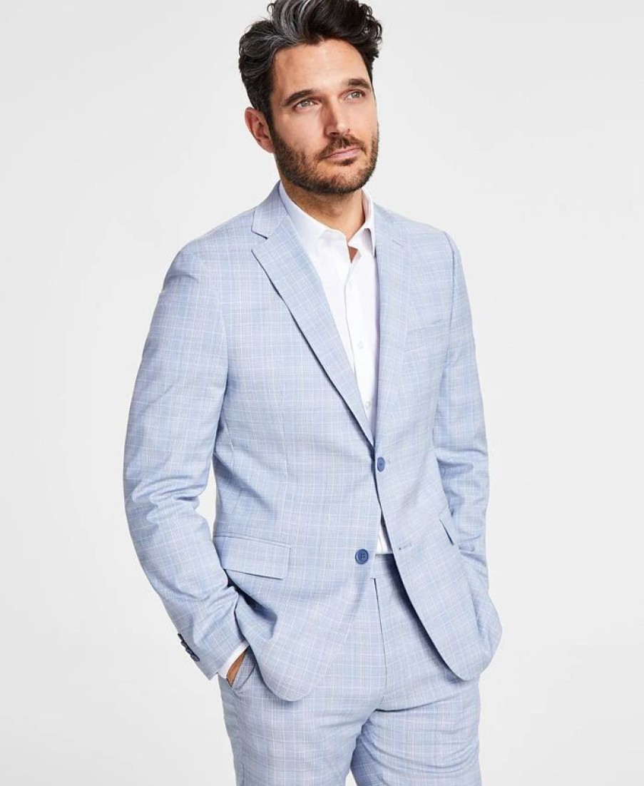 Suits & Tuxedos * | Alfani Men'S Slim-Fit Stretch Solid Suit Jacket, Created For Macy'S