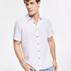 Casual Button-Down Shirts * | Inc International Concepts Men'S Regular-Fit Linen Shirt, Created For Macy'S