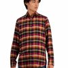 Casual Button-Down Shirts * | Alfani Men'S Long-Sleeve Iris Plaid Shirt, Created For Macy'S Black Combo