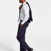 Suits & Tuxedos * | Michael Kors N'S Classic Fit Wool-Blend Plaid Suit Pants