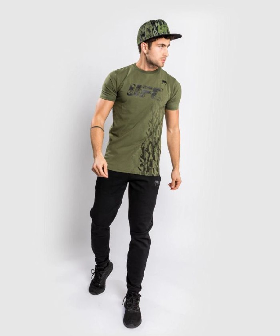 Men'S T-Shirts * | Ufc Venum Authentic Fight Week Men'S Short Sleeve T-Shirt Khaki