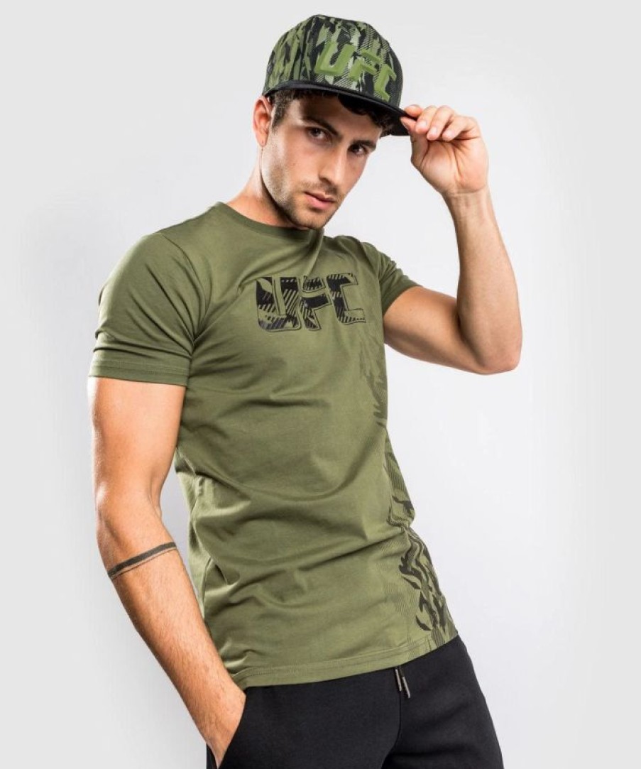 Men'S T-Shirts * | Ufc Venum Authentic Fight Week Men'S Short Sleeve T-Shirt Khaki