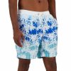 Swimwear * | Club Room Men'S Palm Ombre Swim Trunks, Created For Macy'S