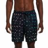 Swimwear * | Nike Men'S Lap Digi Swoosh Ombre Logo-Print 7 Swim Trunks