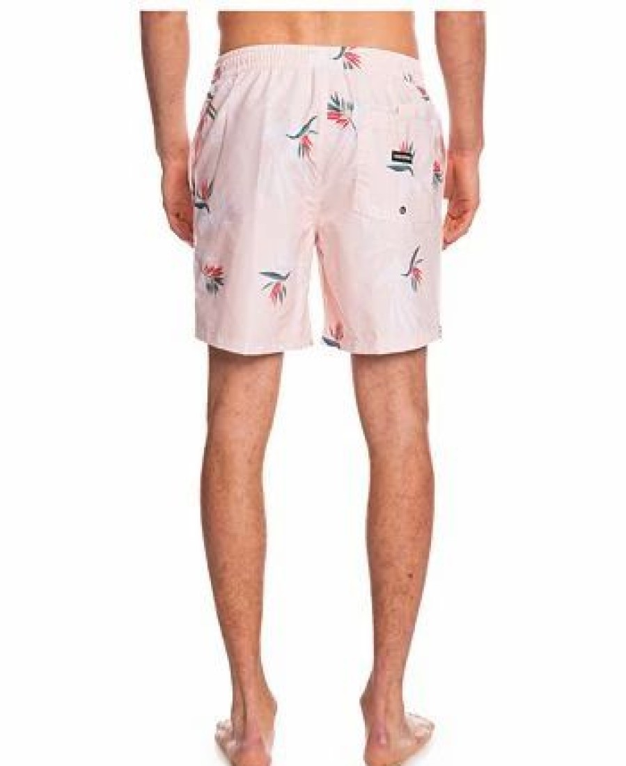 Swimwear * | Quiksilver Men'S Everyday Mix Volley 17 Shorts Veiled Rose