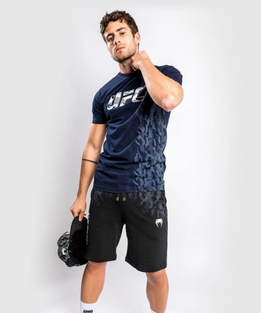 Men'S T-Shirts * | Ufc Venum Authentic Fight Week Men'S Short Sleeve T-Shirt Navy Blue