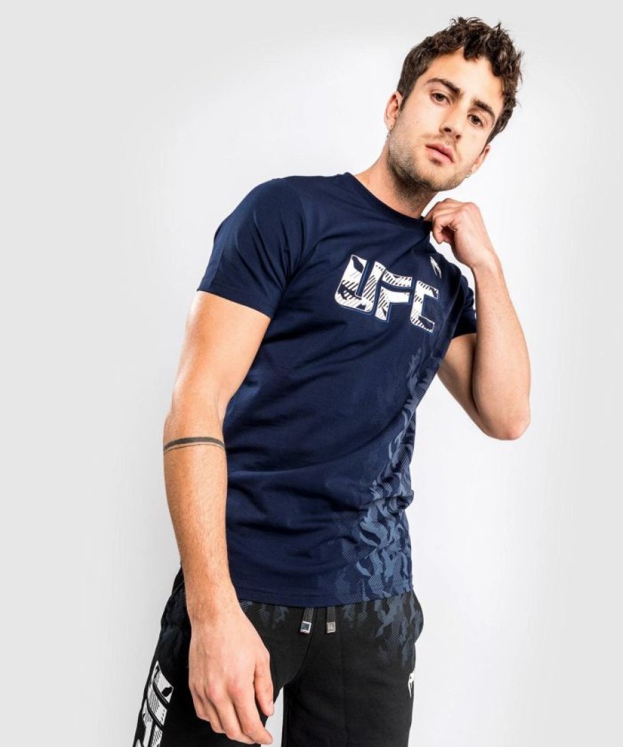 Men'S T-Shirts * | Ufc Venum Authentic Fight Week Men'S Short Sleeve T-Shirt Navy Blue