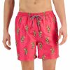 Swimwear * | Inc International Concepts Men'S Wild Cats Quick-Dry Tiger-Print 5 Swim Trunks, Created For Macy'S