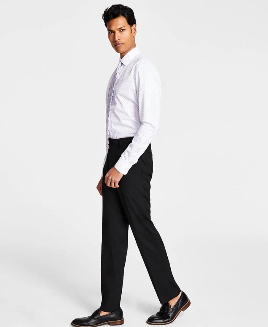 Suits & Tuxedos * | Alfani Men'S Slim-Fit Stretch Solid Suit Pants, Created For Macy'S