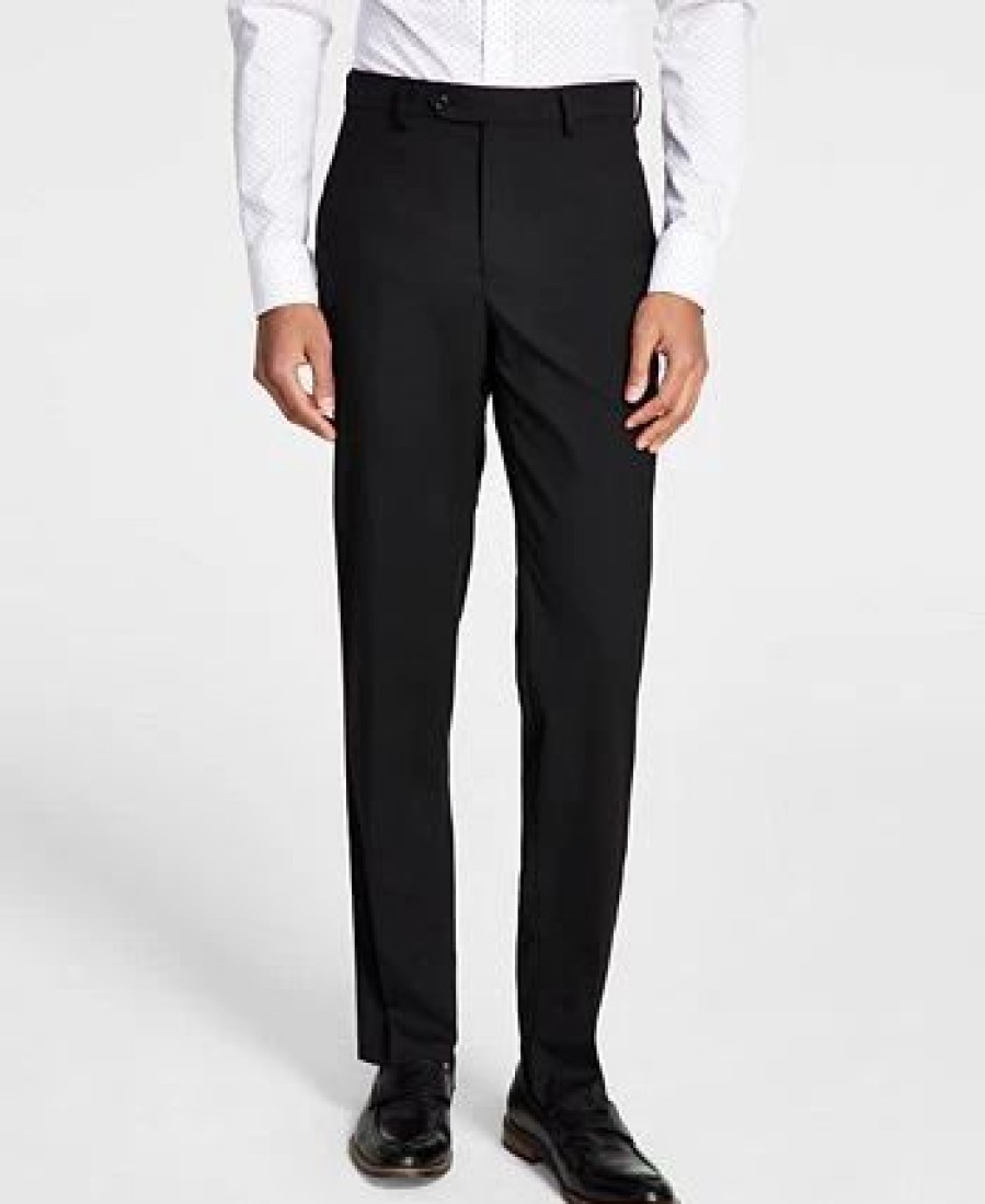 Suits & Tuxedos * | Alfani Men'S Slim-Fit Stretch Solid Suit Pants, Created For Macy'S