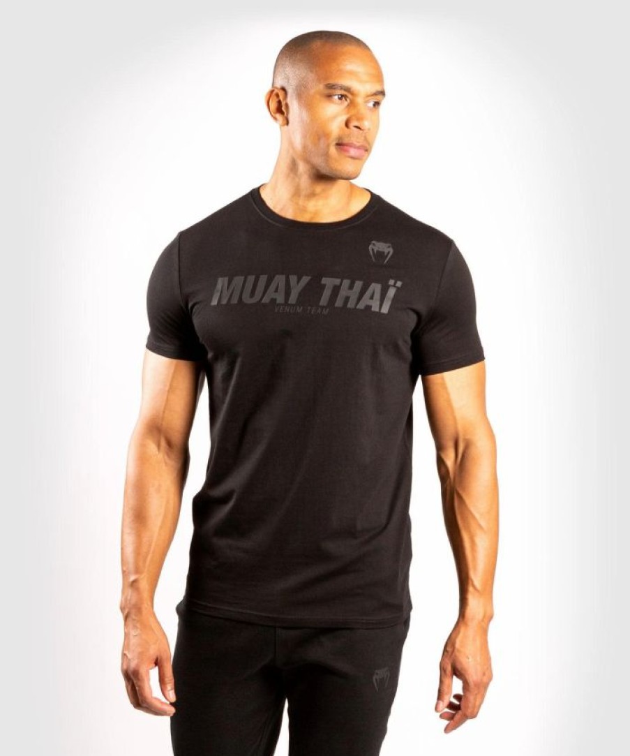 Lifestyle Collection For Men * | Venum Muay Thai Vt T-Shirt Matte/Black