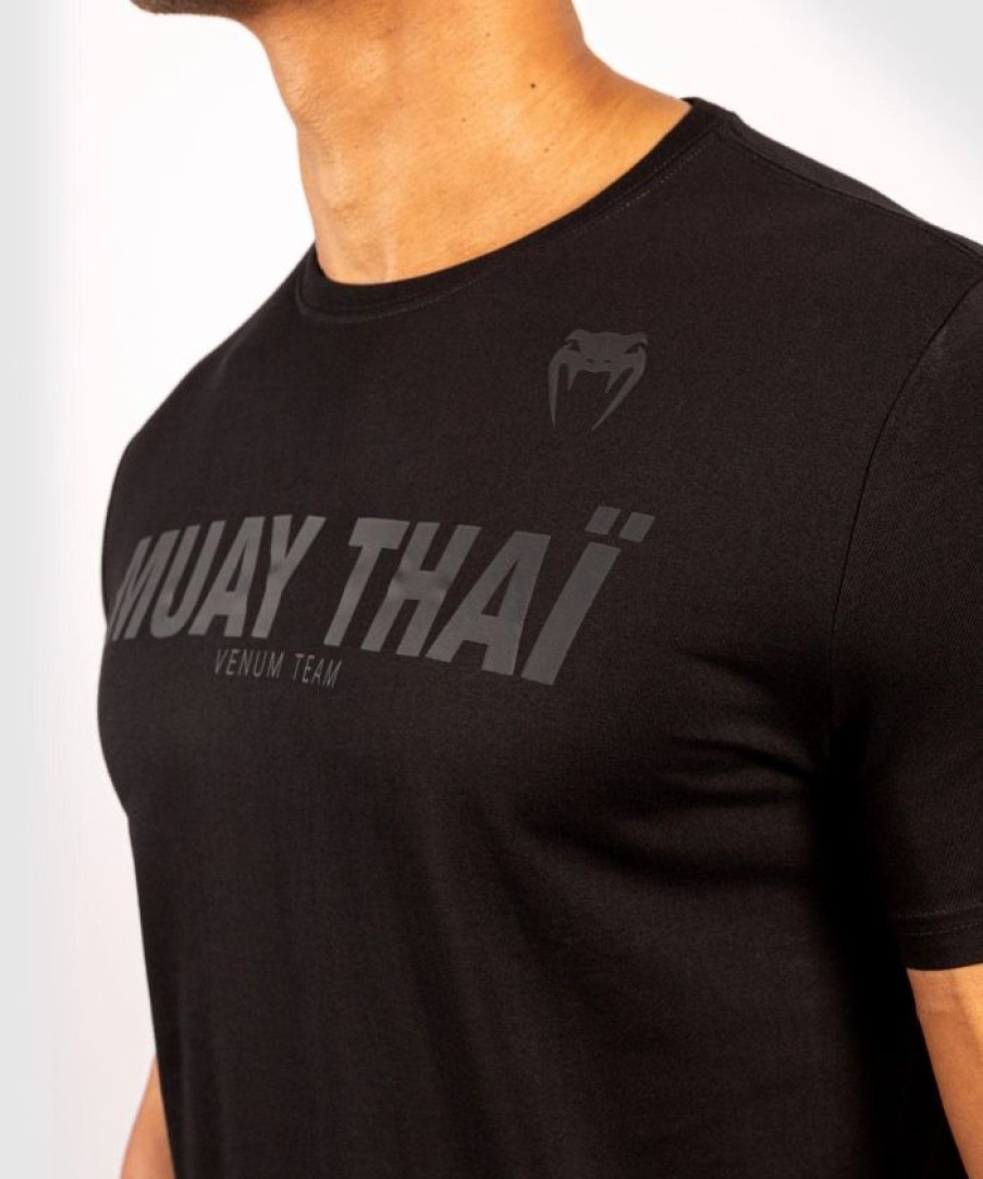 Lifestyle Collection For Men * | Venum Muay Thai Vt T-Shirt Matte/Black