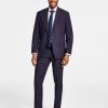 Suits & Tuxedos * | Michael Kors N'S Classic Fit Wool-Blend Plaid Suit Jacket & Suit Pants