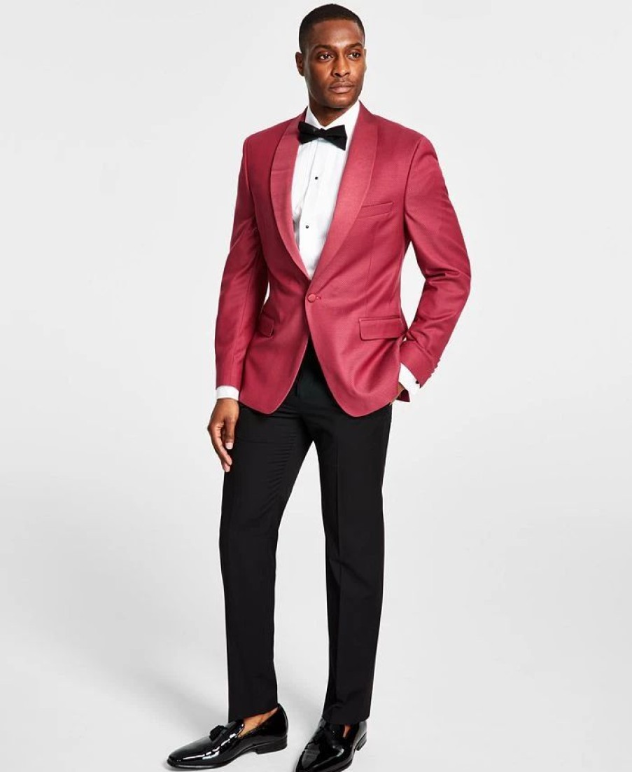 Suits & Tuxedos * | Alfani Men'S Slim-Fit Tuxedo Jacket, Created For Macy'S Dusty Rose