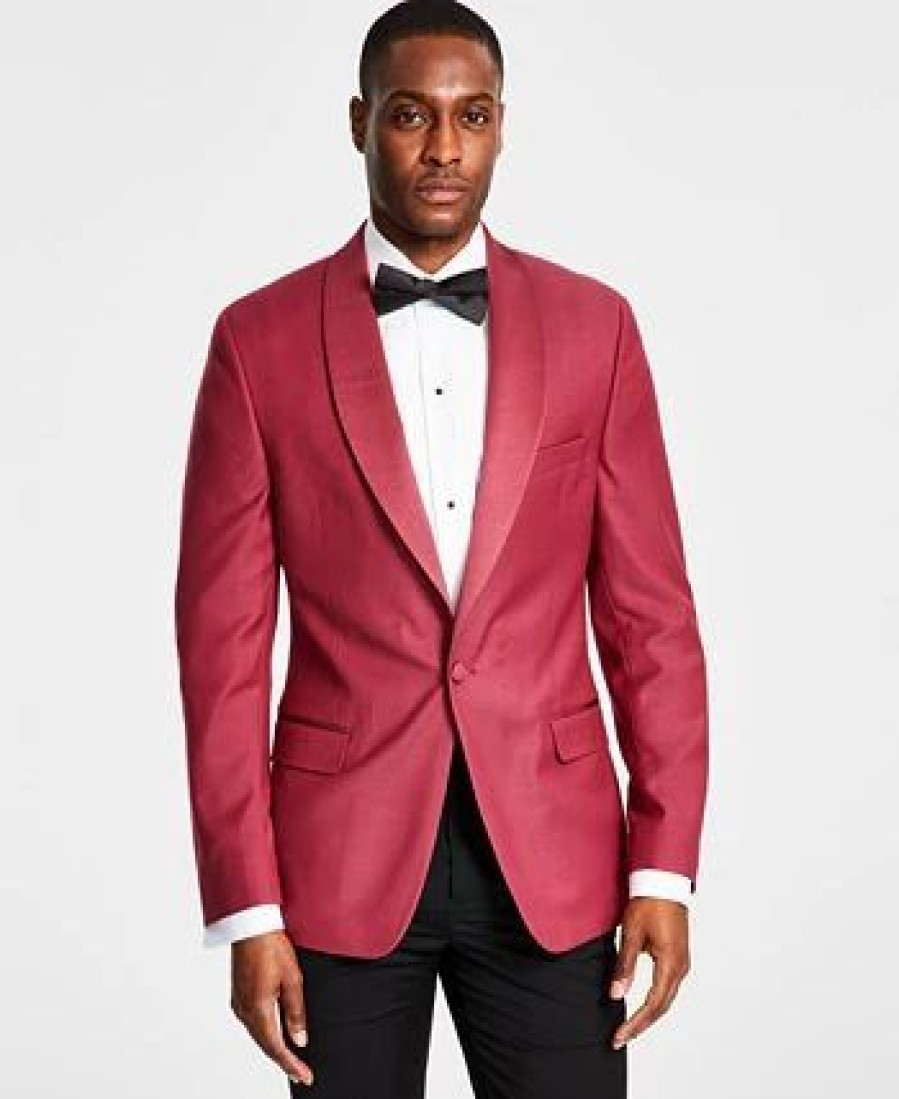 Suits & Tuxedos * | Alfani Men'S Slim-Fit Tuxedo Jacket, Created For Macy'S Dusty Rose