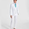 Suits & Tuxedos * | Bar Iii Men'S Slim-Fit Textured Linen Vested Suit Separate, Created For Macy'S