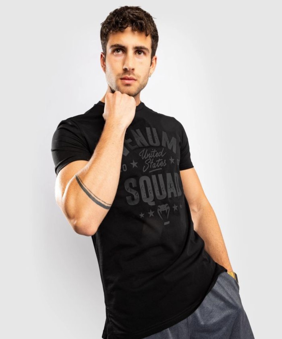 Men'S T-Shirts * | Venum Squad T-Shirt Black/Black