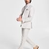 Suits & Tuxedos * | Bar Iii Men'S Slim-Fit Linen Suit Separates, Created For Macy'S Tan