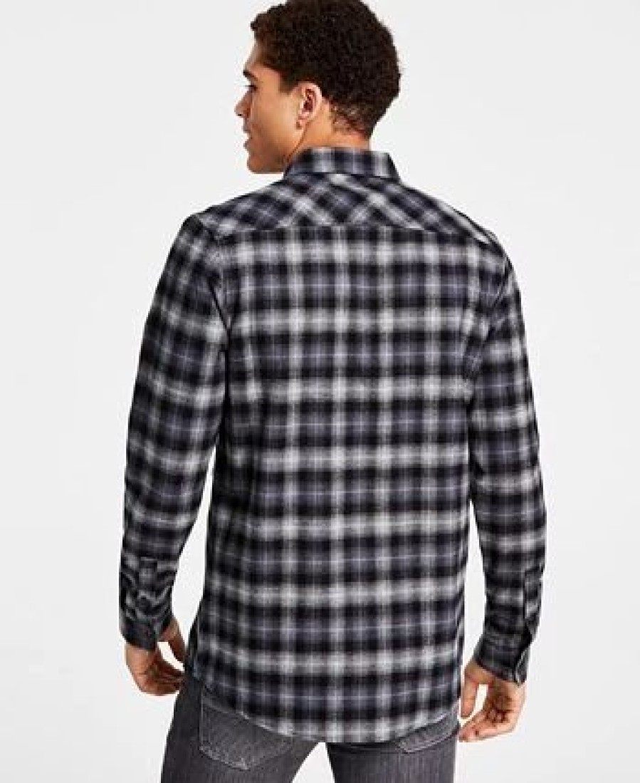 Casual Button-Down Shirts * | Inc International Concepts Men'S Nume Classic-Fit Plaid Button-Down Shirt, Created For Macy'S