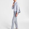 Suits & Tuxedos * | Bar Iii Men'S Slim-Fit Wool Sharkskin Suit Pants, Created For Macy'S