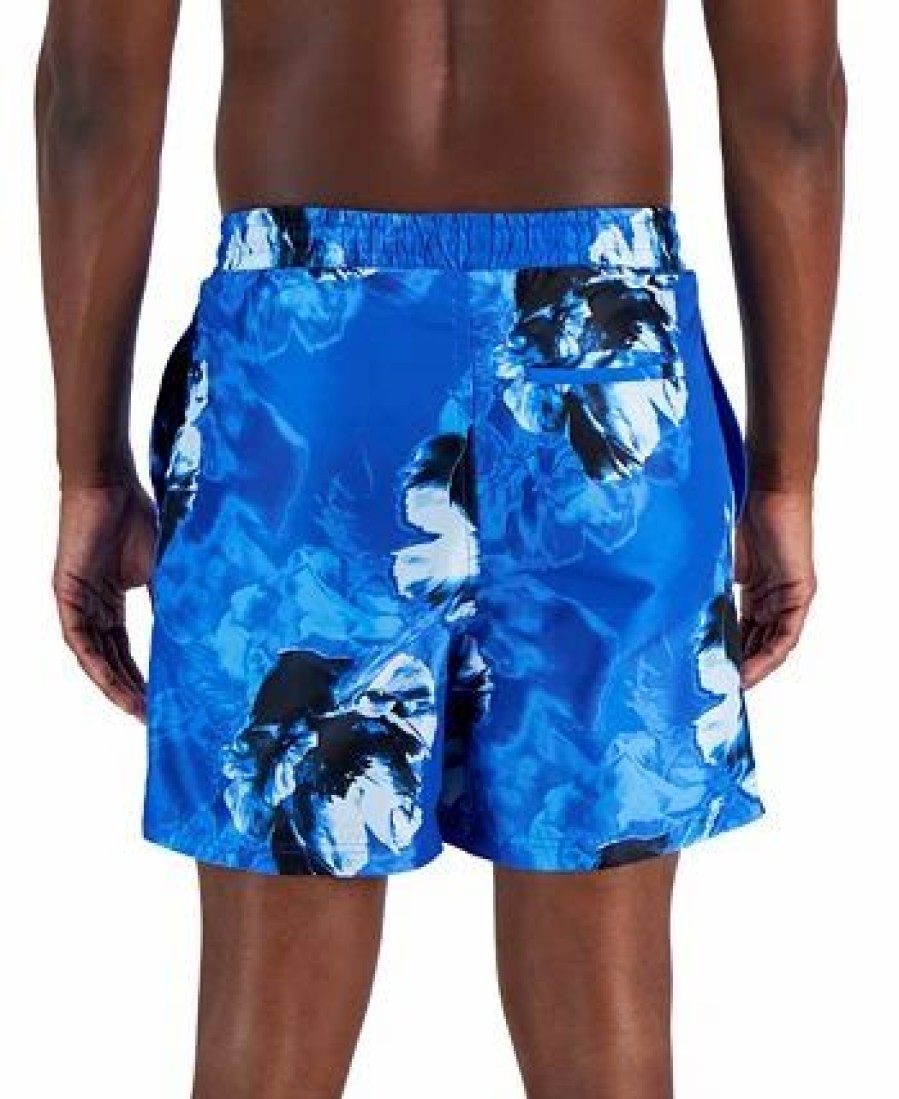 Swimwear * | Inc International Concepts Men'S Arden Quick-Dry Floral-Print 5 Swim Trunks, Created For Macy'S