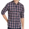 Casual Button-Down Shirts * | Sun + Stone Men'S Dio Plaid Shirt, Created For Macy'S Navy