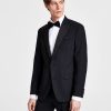 Suits & Tuxedos * | Bar Iii Men'S Slim-Fit Faille-Trim Tuxedo Jacket, Created For Macy'S Black