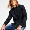 Casual Button-Down Shirts * | Inc International Concepts Men'S Classic-Fit Long Sleeve Zip-Pocket Shirt, Created For Macy'S