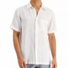 Casual Button-Down Shirts * | Club Room Men'S Linen Shirt, Created For Macy'S