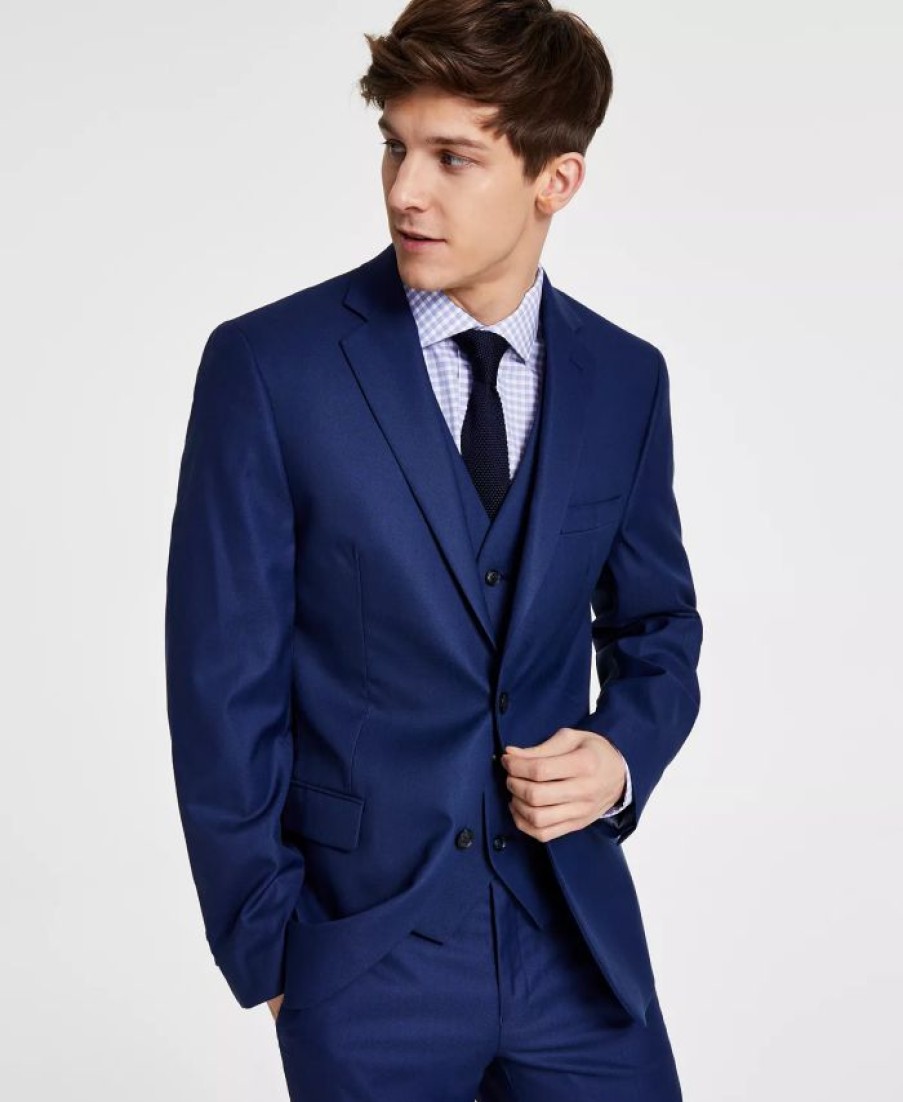 Suits & Tuxedos * | Alfani Men'S Slim-Fit Stretch Solid Suit Jacket, Created For Macy'S