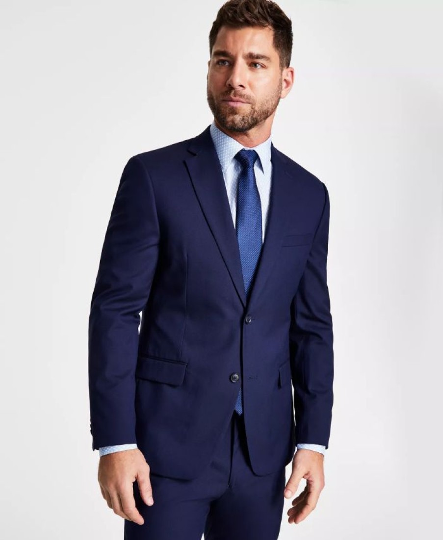 Suits & Tuxedos * | Alfani Men'S Slim-Fit Stretch Solid Suit Jacket, Created For Macy'S