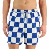 Swimwear * | Inc International Concepts Men'S Dio Quick-Dry Checker-Print 5 Swim Trunks, Created For Macy'S Beaucoup Blue