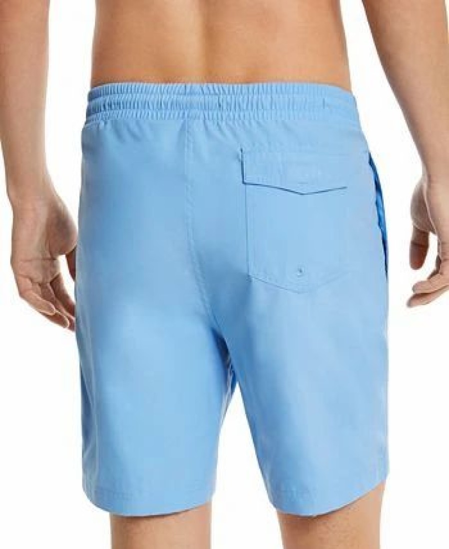 Swimwear * | Club Room Men'S Quick-Dry Performance Solid 7 Swim Trunks, Created For Macy'S