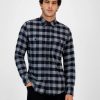 Casual Button-Down Shirts * | Sun + Stone Men'S Check Flannel Shirt, Created For Macy'S