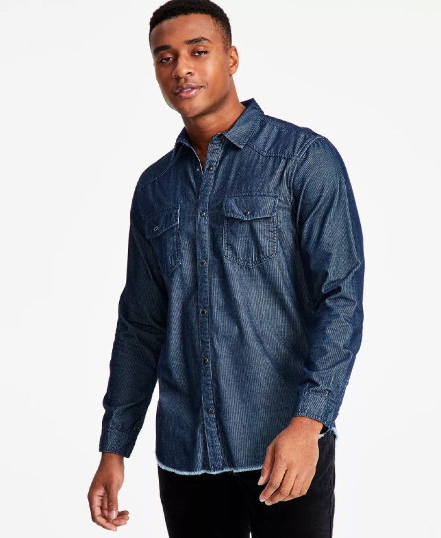 Casual Button-Down Shirts * | Inc International Concepts Men'S Jonny Regular-Fit Corduroy Western Shirt, Created For Macy'S