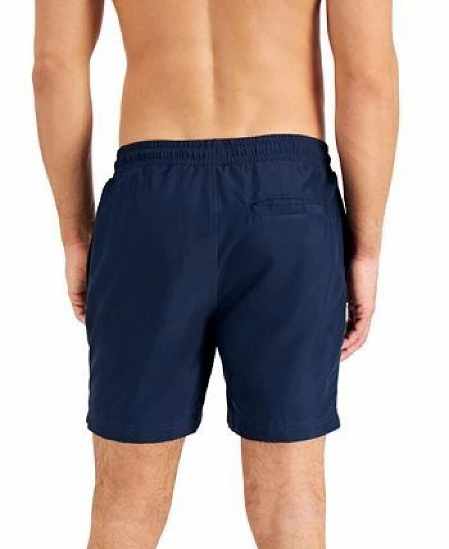 Swimwear * | Inc International Concepts Men'S Regular-Fit Quick-Dry Solid 5 Swim Trunks, Created For Macy'S