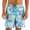 Swimwear * | Club Room Men'S Mango Island Swim Shorts, Created For Macy'S Spa Retreat Cbo