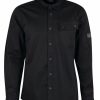 Casual Button-Down Shirts * | Barbour Men'S International Graphite Shirt Black