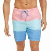 Swimwear * | Club Room Men'S Colorblocked 7 Swim Trunks, Created For Macy'S