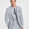 Suits & Tuxedos * | Bar Iii Men'S Slim-Fit Wool Sharkskin Suit Jacket, Created For Macy'S