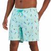 Swimwear * | Club Room Men'S Momo Hula Swim Trunks, Created For Macy'S