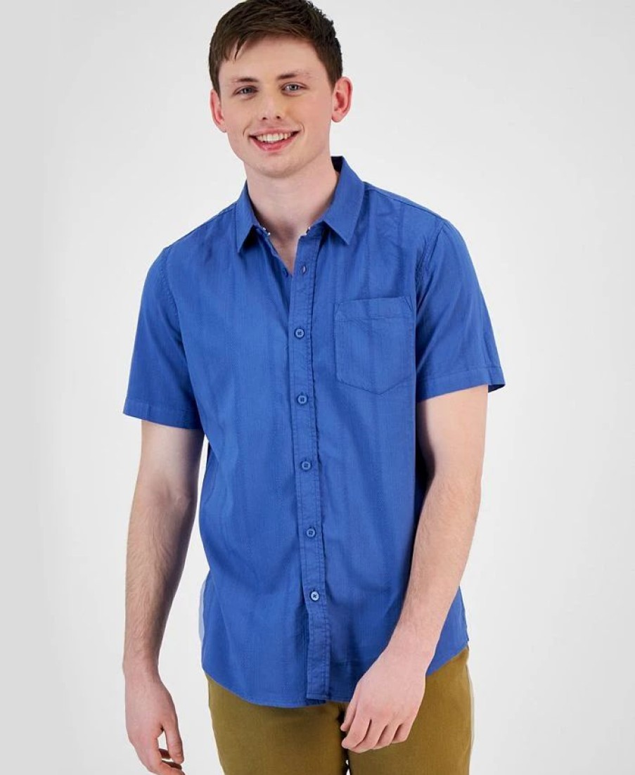 Casual Button-Down Shirts * | Sun + Stone Men'S Weston Shirt, Created For Macy'S