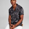 Casual Button-Down Shirts * | And Now This Men'S Printed Short-Sleeve Button-Up Shirt